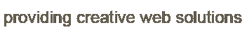 Creative Web Solutions